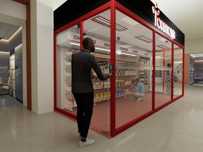 Men automated checkout solution 
